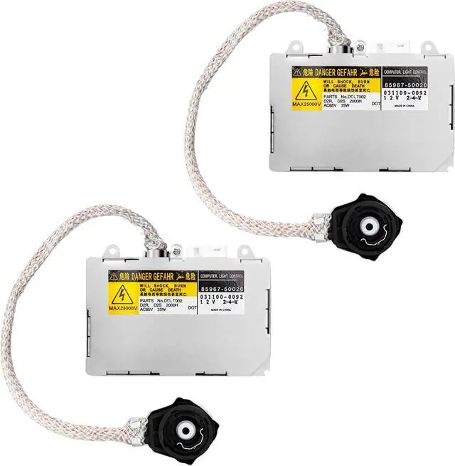 Main image of HID Headlight Ballast with Igniter 35W CAN-Bus for Lexus IS300 ES300 ES350 Toyota Prius - Replaces OE# KDLT002 DDLT002 Error Free Xenon Headlight Extreme Temperature Resistance (2pcs)