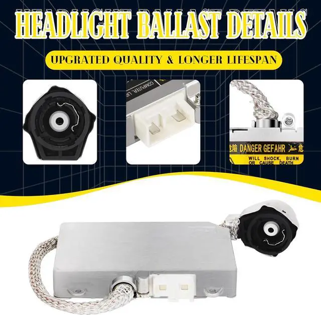 Alt view image 4 of 6 - HID Headlight Ballast with Igniter 35W CAN-Bus for Lexus IS300 ES300 ES350 Toyota Prius - Replaces OE# KDLT002 DDLT002 Error Free Xenon Headlight Extreme Temperature Resistance (2pcs)