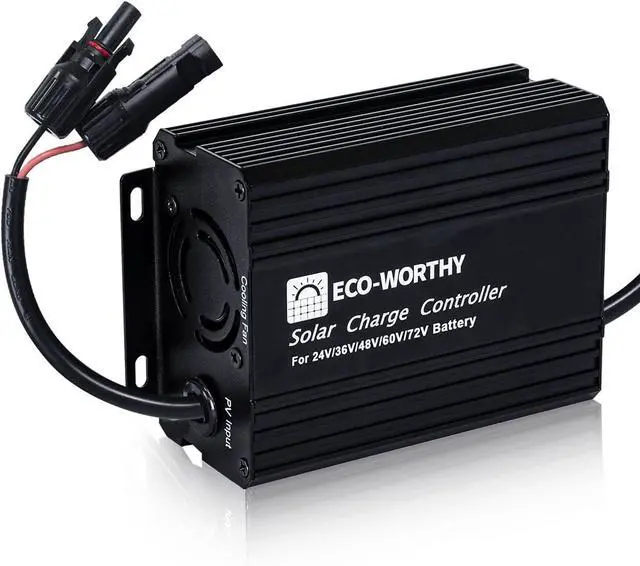 Main image of 12A Boost MPPT Solar Charge Controller Solar Panel Regulator for 48V/60V/72V Lead-Acid, LiFePO4, Gel, Flooded Batteries .etc in Golf Cart Electric Vehicles and Solar System