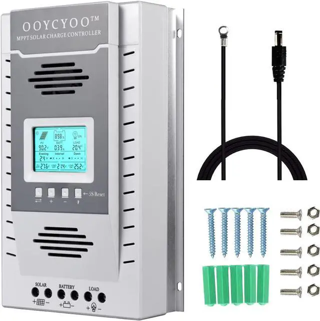 Main image of 100amp MPPT Solar Controller, 100V Input, LiFePO4 (Lead Acid AGM) Lithium Battery, Maximum Input Voltage 100V, Power 1300W / 2600w (12V / 24V), Automatic Identification (k100a)