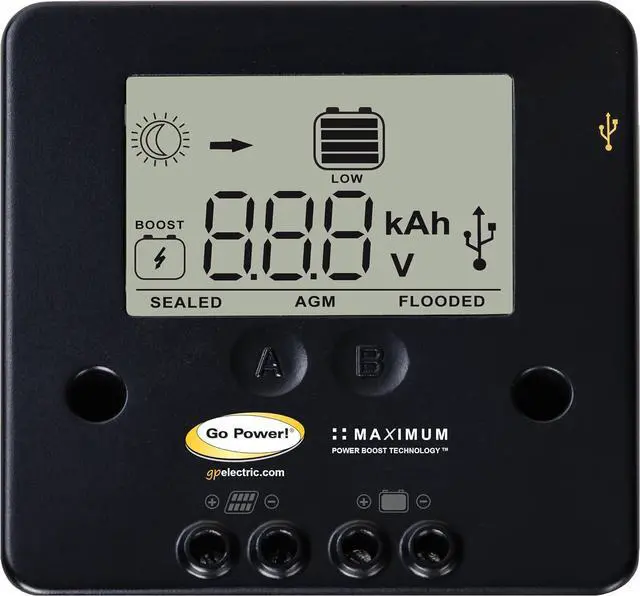 Alt view image 2 of 3 - GP-PSK-90 90W Portable Folding Solar Panel Kit, 10 Amp Solar Controller, Adjustable Folding Legs, SAE & XLR Plug Adapters, Includes Heavy Duty Carrying Case