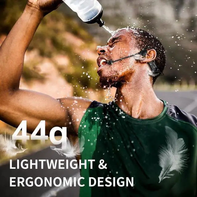 Alt view image 3 of 6 - KIMAFUN 2.4G Fitness Headset Wireless Microphone, IP67 Waterproof Sweatproof Microphone for Water Aerobics, Swimming Coach, Fitness Instructor, Yoga, Spinning, Training, Teaching, Speakers, GWP91