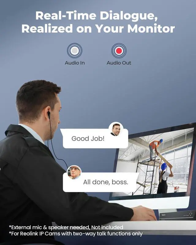 Alt view image 7 of 7 - 36CH Network Video Recorder for Home Security Camera System, Only Work with 16MP/12MP/4K/8MP/5MP/4MP  PoE Security Camera, Integrated O/I Alarm System, No HDD Included, RLN36