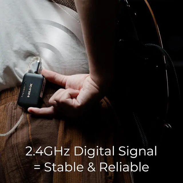 Alt view image 3 of 7 - B-7 Pro Stereo Wireless in-Ear Monitor System, 24-bit 48 kHz Stereo Audio, 2.4 GHz Interference-Free, Automatic Setup