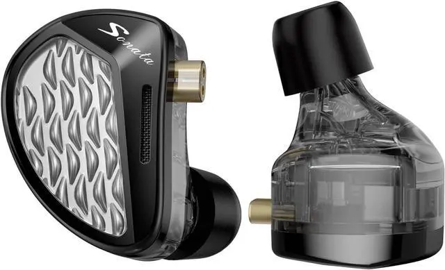 Main image of Sonata 14BA IEMs, in-Ear Monitor Headphone High-Performance Flagship HiFi Earphones with 4 Tuning Switches, Clarity in All Frequency Stereo Sound Comfortable Headphones for Musicians (Normal)