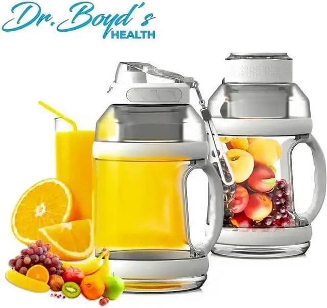 Alt view image 3 of 7 - Dr.Boyd's Portable TEAM miXer 68oz Portable blender for Shakes, Smoothies Blended Drinks, Large Capacity, Type-C charging, Powerful Motor, BPA free, Stainless steel blades, Bulit in Safety Features