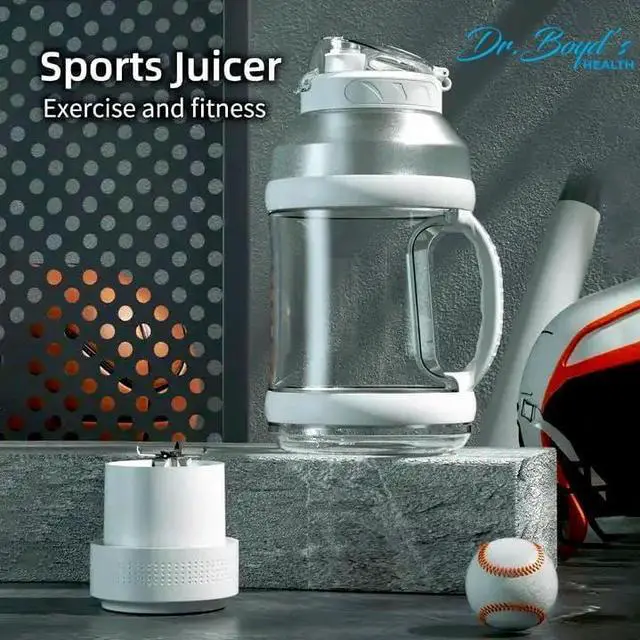 Alt view image 4 of 7 - Dr.Boyd's Portable TEAM miXer 68oz Portable blender for Shakes, Smoothies Blended Drinks, Large Capacity, Type-C charging, Powerful Motor, BPA free, Stainless steel blades, Bulit in Safety Features