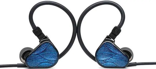 Alt view image 2 of 7 - x Crinacle Zero:BLUE2 Dual Dynamic Drivers in-Ear Headphone with Detachable Cable (3.5mm)