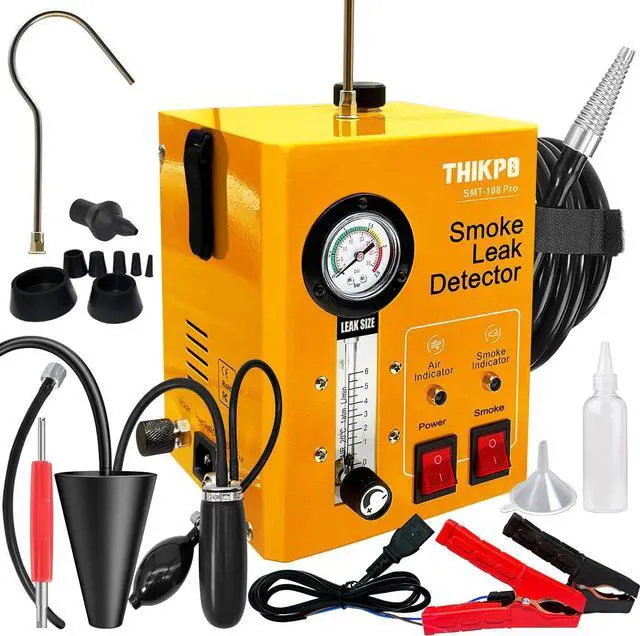 Main image of Smoke Machine Automotive with Built-in Air Compressor, Professional Smoke Leak Detector for Car, Diagnostic Leak Tester Tools for EVAP, Vacuum, Fuel and More Leak Testing