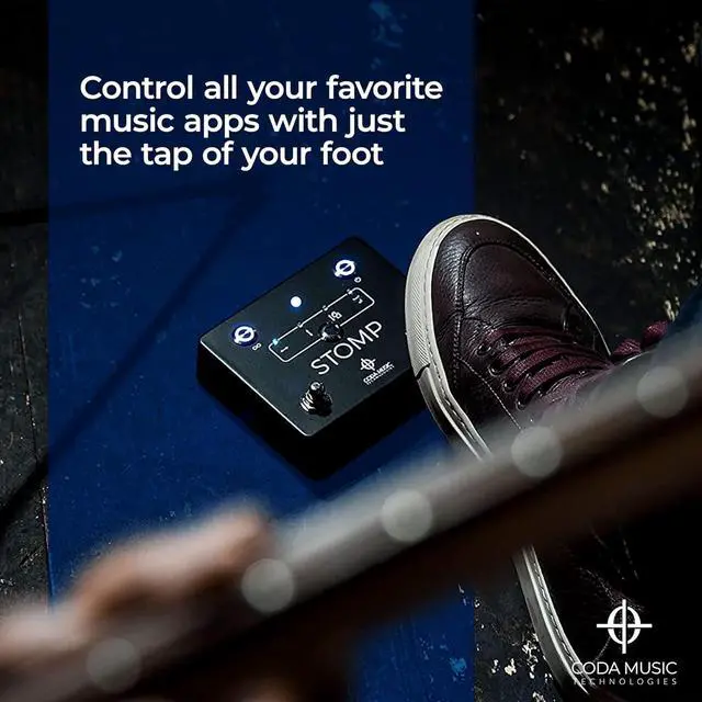 Alt view image 5 of 7 - STOMP Bluetooth Page Turner for Ipad & Tablets, Hands-Free Wireless Page Turner, Bluetooth Page Turner Pedal Compatible with IOS, Kindle Fire, iPhone, iPad, Mac and Android (Black)