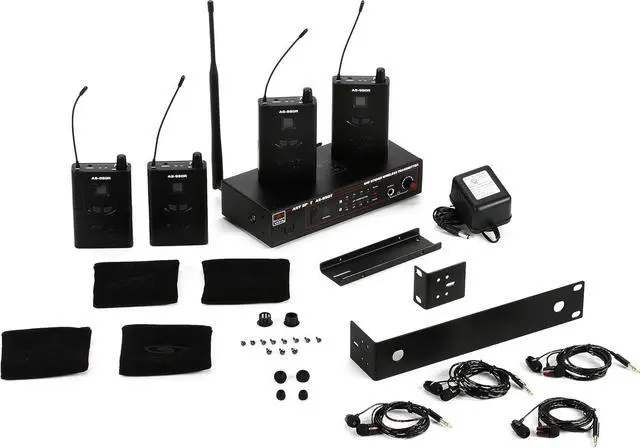 Alt view image 2 of 7 - AS-950-4 Wireless in Ear Personal Monitor System Band Pack, Band P2
