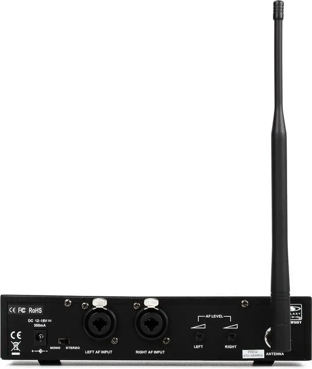 Alt view image 4 of 7 - AS-950-4 Wireless in Ear Personal Monitor System Band Pack, Band P2