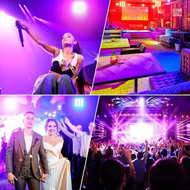 Alt view image 5 of 6 - Stage Wall Wash Lights Bar,120W LED RGBW Rectangular Dj Par Light Bar 4/6/9/36/38CH DMX Control Auto Play Sound Activated Strobe Lights for Parties Halloween Wedding Disco Dance Church Birthday