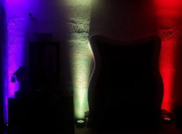 Alt view image 4 of 6 - LED Up Lighting 36x1W RGB Stage Light, Sound Activated DMX Lighting Dj Par Can Lights with for Birthday Party Wedding Bar Club Home Christmas Halloween Festival (4Pack)