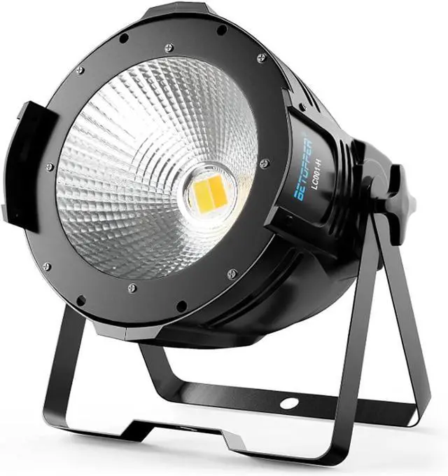 Main image of Stage Spotlights, 100W LED DMX Lights, Warm & Cold White Spot Lights COB Stage Lighting, Strobe Lighting for Church, Parties, Wedding, Theatre, Live Events, Stage etc.(1 Pack)