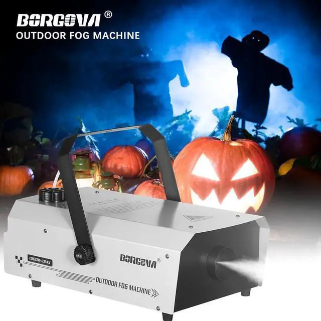 Alt view image 2 of 7 - Fog Machine 1500W with DMX, Wireless Remote & Timer Function  Professional Outdoor Waterproof Smoke Machine for Stage DJs, Halloween, Parties, Concerts, Events