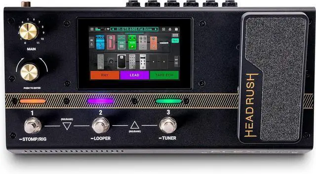Main image of Flex Prime - Guitar and Bass Multi Effects Pedal and Amp Modeling Processor with Touchscreen, Looper, Wi-Fi, Bluetooth, IR Loader, USB, Lessons