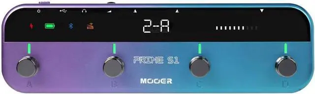Main image of S1 Multi-Effects Processor, Stereo Electric Guitar Pedals with Wireless Footswitch Controller 2 IN 1 126 Guitar Effects Tuner 10 Metronome 40 Drum Machine 80s Looper OTG USB Recording