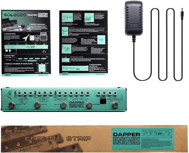 Alt view image 5 of 7 - Multi Effects Guitar Pedal Dapper Indie of Distortion Reverb Delay Chorus Fuzz And Phaser Tremolo for Indie Ambient Psychedelic Grunge Post Rock Stoner Metal Retro Alternative Tone