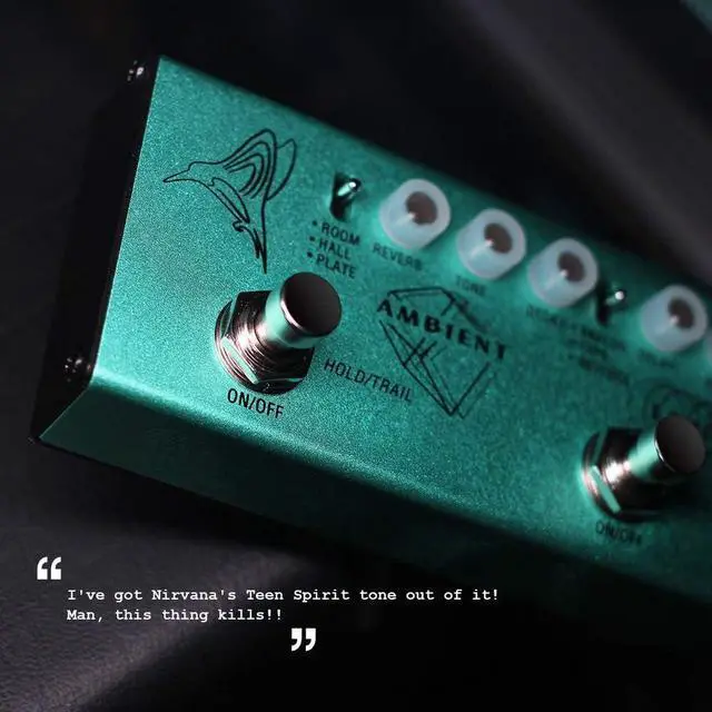 Alt view image 6 of 7 - Multi Effects Guitar Pedal Dapper Indie of Distortion Reverb Delay Chorus Fuzz And Phaser Tremolo for Indie Ambient Psychedelic Grunge Post Rock Stoner Metal Retro Alternative Tone