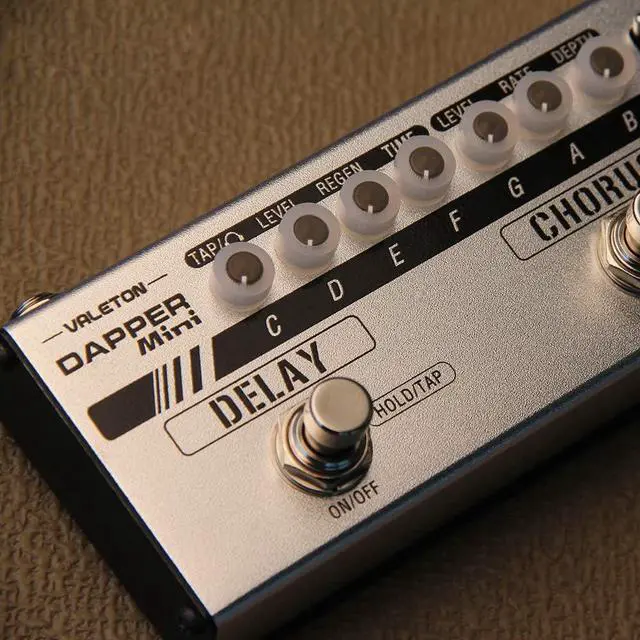 Alt view image 6 of 6 - Dapper Mini Stage Session Gigging Gear Overdrive Distortion Chorus Delay Guitar Multi-Effects Pedal