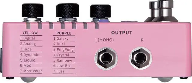 Alt view image 6 of 7 - Guitar Delay Pedal 14 Types Delay Authentic Vintage and Modern Delay Effects from Classic Analog Tape Delays Experimental Low-Bit Galaxy and Pingpong (X2)