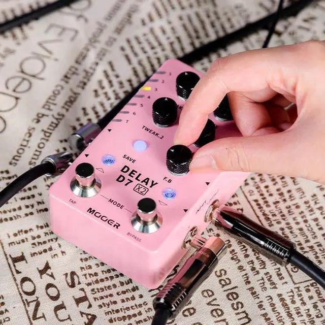 Alt view image 3 of 7 - Guitar Delay Pedal 14 Types Delay Authentic Vintage and Modern Delay Effects from Classic Analog Tape Delays Experimental Low-Bit Galaxy and Pingpong (X2)