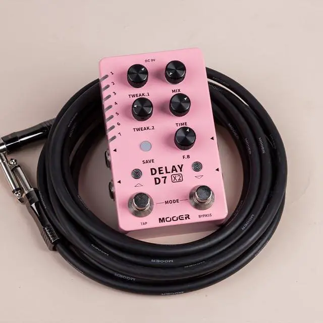 Alt view image 5 of 7 - Guitar Delay Pedal 14 Types Delay Authentic Vintage and Modern Delay Effects from Classic Analog Tape Delays Experimental Low-Bit Galaxy and Pingpong (X2)