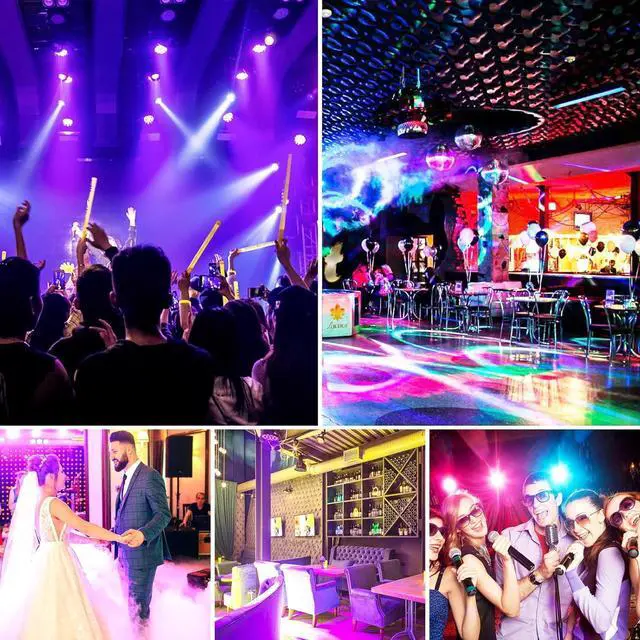 Alt view image 6 of 7 - Rechargeable Par Lights 36W RGB Battery Powered, Wireless LED Par Lights DJ Uplights Sound Activated& Remote Control for Wedding Events Club Party Church Stage Lighting, 1 Pack
