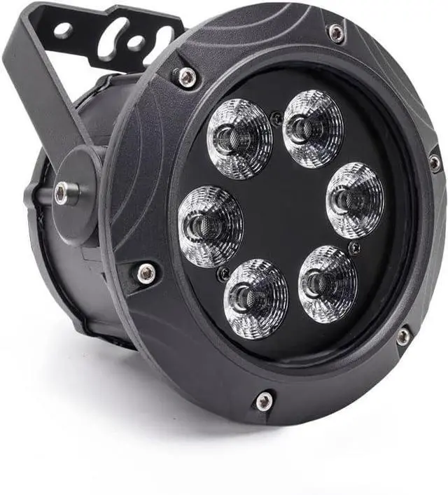 Alt view image 2 of 7 - Led Stage Par Lights, IP67 Waterproof Par Light with Remote Control Outdoor Uplights, RGBW Stage Par Can for Party Bar Dj Wedding Live Show Christmas Holiday Event (1 Pack)