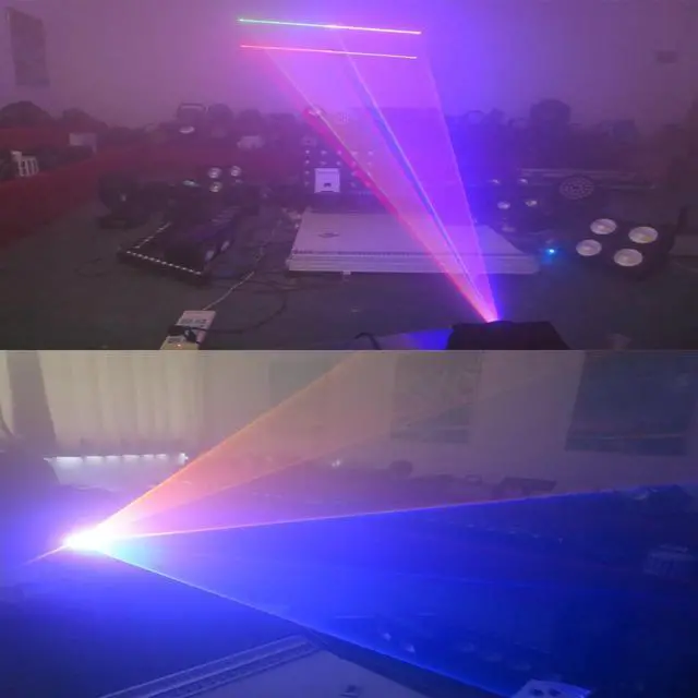 Alt view image 5 of 6 - 1W RGB Full Color Animation Beam Stage Light DJ Disco Effect Lights for Party Wedding Event Lighting Show