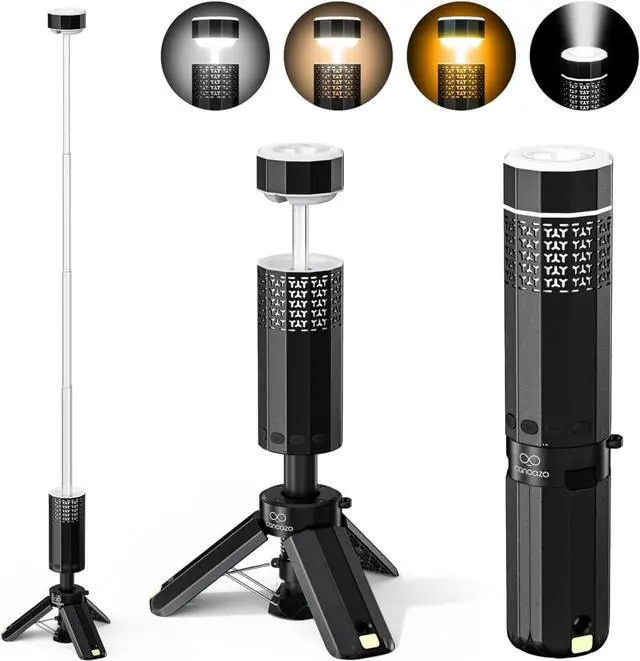 Main image of Rechargeable 21000mAh Camping Light, Telescopic Camping Lights, Collapsible Magnetic Camping Lantern with Stand IPX6 Waterproof Flashlights, Camping Lamp for Emergency, Hiking