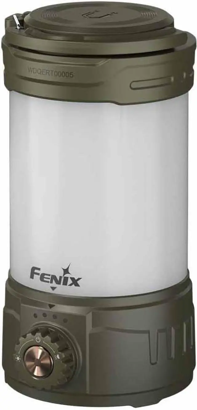 Main image of CL26R Pro Camping Lantern, Olive Drab, 650 lumens Bright, USB-C Rechargeable , Compact and Portable Perfect for Hurricane, Emergency, Hiking, Power Outage with LumenTac Organizer