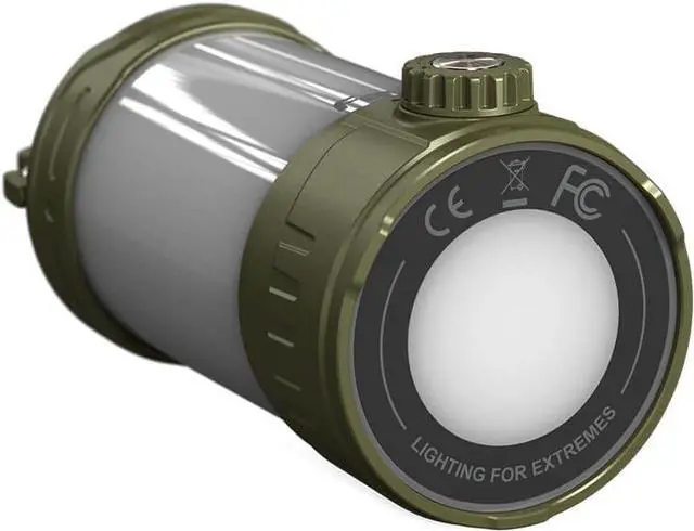Alt view image 2 of 7 - CL26R Pro Camping Lantern, Olive Drab, 650 lumens Bright, USB-C Rechargeable , Compact and Portable Perfect for Hurricane, Emergency, Hiking, Power Outage with LumenTac Organizer