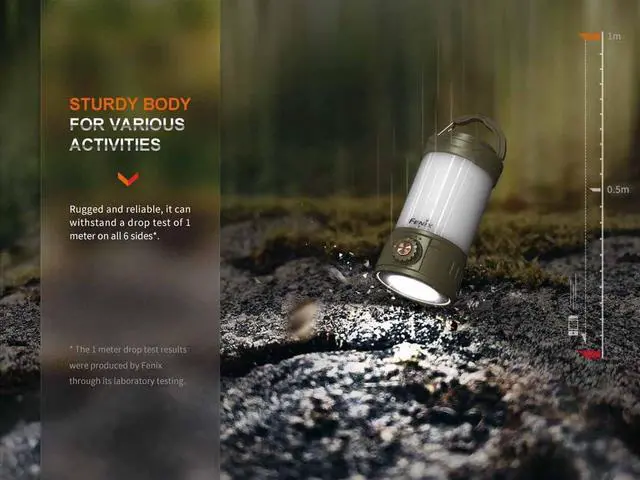 Alt view image 5 of 7 - CL26R Pro Camping Lantern, Olive Drab, 650 lumens Bright, USB-C Rechargeable , Compact and Portable Perfect for Hurricane, Emergency, Hiking, Power Outage with LumenTac Organizer