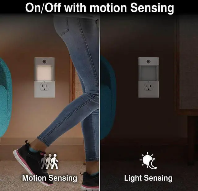 Alt view image 5 of 6 - 6-Pack 3-in-1 Emergency Night Light for Power Failure,plug into wall,LED with Motion Sensor,Auto-On During Outages,Survival kit,Hurricane preparedness,For Home, Hallways,Stairways,Bathrooms& Bedrooms