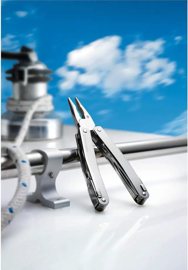 Alt view image 6 of 7 - Swiss Tool Spirit X Swiss Army Knife, 24 Function Swiss Made Multi-Tool with Needle-Nose Pliers, Wire Cutters and Large Blade - Silver