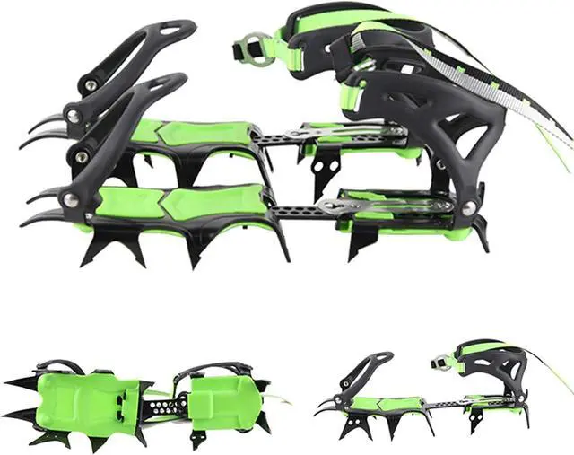 Alt view image 5 of 6 - HuaYe Professional Edition Fourteen Teeth Ice Crampons Winter Snow Boot Shoe Covers Gripper -S1A