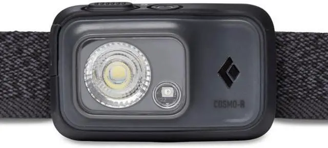 Alt view image 2 of 5 - Cosmo 350-R Rechargeable LED Headlamp, Waterproof and Dimmable Headlamp for Camping, Hiking, Running, with Red Light Headlamp Mode, Graphite