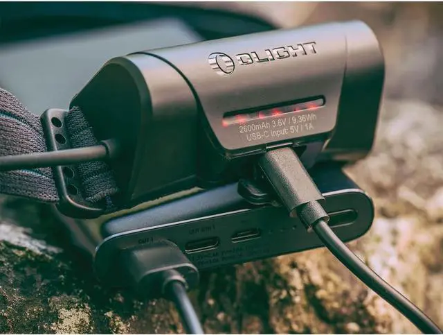 Alt view image 2 of 6 - Array 2S Headlamp, 1000 Lumens with Hand Wave Control, 4 Modes Bright LED Headlight with Red Light, Rechargeable Lightweight Head Flashlights for Running, Working, Camping Gear