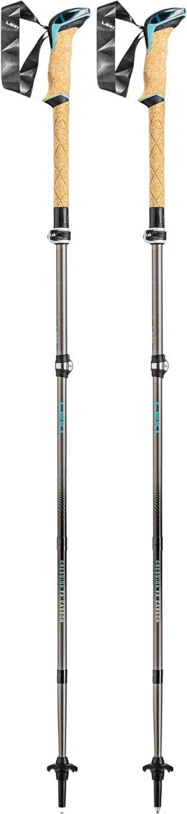 Alt view image 4 of 6 - Cressida FX Carbon Collapsible Lightweight Walking Poles for Trekking & Hiking