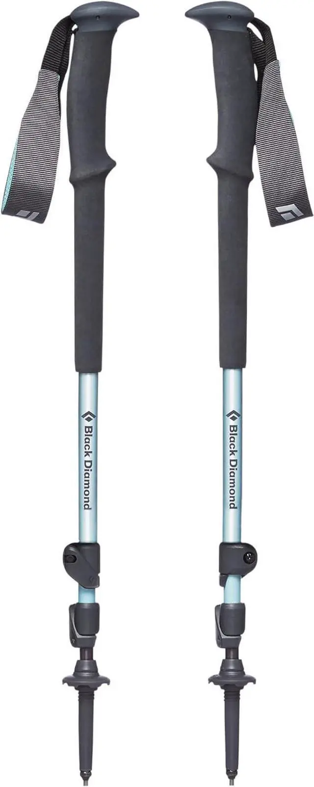 Alt view image 2 of 2 - Women's Trail Trekking Poles, Two Lightweight Collapsible Aluminum Hiking Sticks with FlickLock Adjustability for Hiking, Trekking, Backpacking, Walking, Camping, and Travel