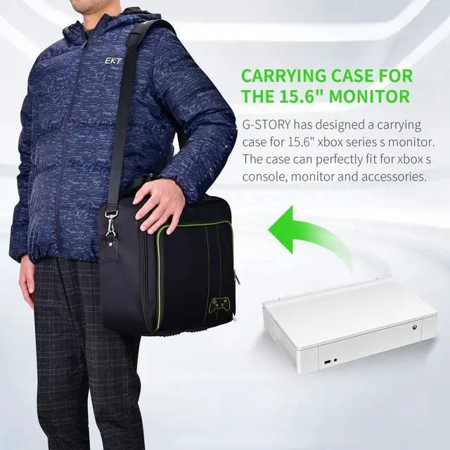 Alt view image 7 of 7 - 15.6" Portable Monitor for Xbox Series S 4K Portable Gaming Monitor IPS Screen for Xbox Series Snot Included with Two HDMI, HDR, Freesync Game Mode Travel Monitor