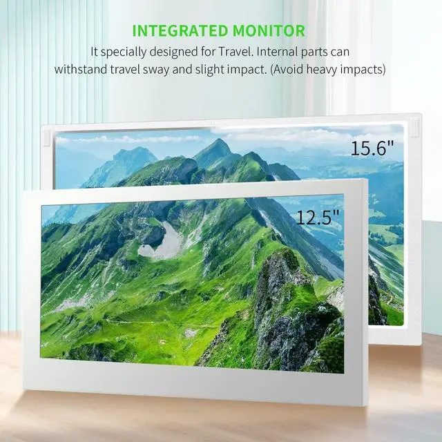 Alt view image 3 of 7 - 15.6" Portable Monitor for Xbox Series S 4K Portable Gaming Monitor IPS Screen for Xbox Series Snot Included with Two HDMI, HDR, Freesync Game Mode Travel Monitor