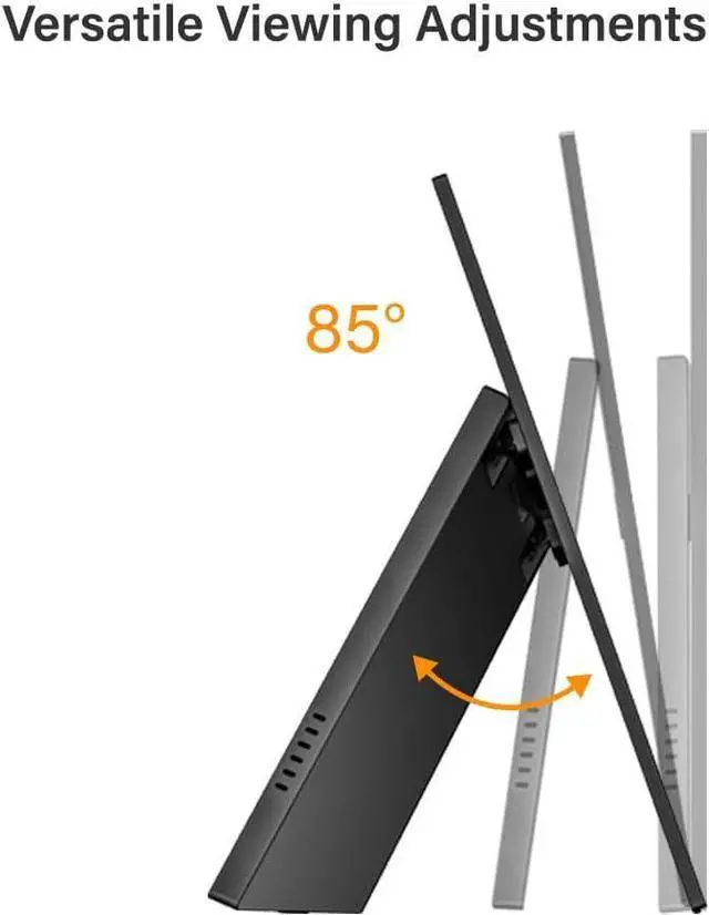 Alt view image 4 of 7 - N1651 15.6 Inch OLED Portable Monitor 4K, 3840 ×2160P, Dual USB C, Mini HDMI, 10-bit Colors,100% DCI-P3, 100% sRGB, 400 Nits, 1ms, HDR True Black 400 Ready, Carrying Bag Included