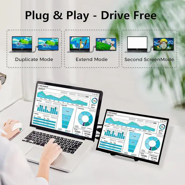 Alt view image 4 of 7 - Raspberry Pi Touchscreen,10 Inch Monitor HDMI,1024×600 Mini Monitor,16:9 IPS Screen Small Portable Display for Raspberry Pi 400/4/3/2/Zero/B/B+ Jetson Nano Win11/10/8/7