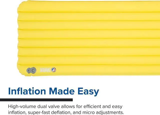 Alt view image 3 of 6 - Divide | Lightweight, Compact, Warm-Weather Air Chamber Sleeping Pad, Wide Regular, Warm Olive