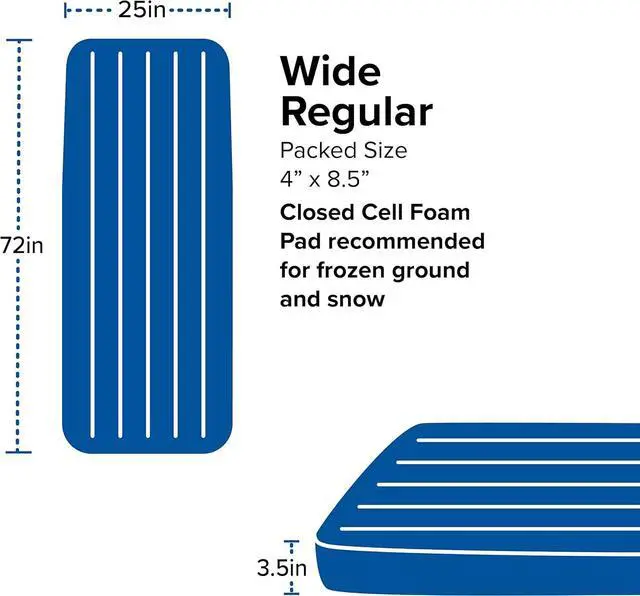 Alt view image 6 of 6 - Divide | Lightweight, Compact, Warm-Weather Air Chamber Sleeping Pad, Wide Regular, Warm Olive