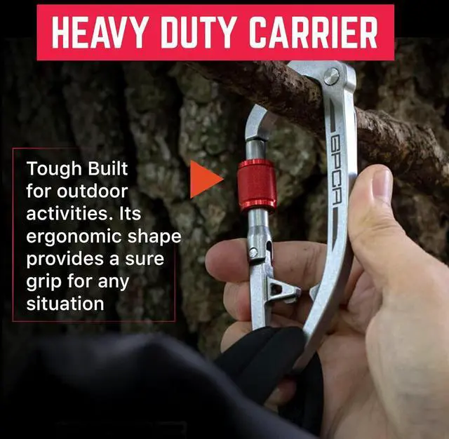 Alt view image 4 of 7 - Multi-Tool Carabiner Clip D Ring Key Chain - Heavy Duty Key Clip for Keys, Small Carabiner Clip, Carabiner Heavy Duty, Keychain Clip, Keychain Organizer - Aluminum, Steel, Titanium Carabiners