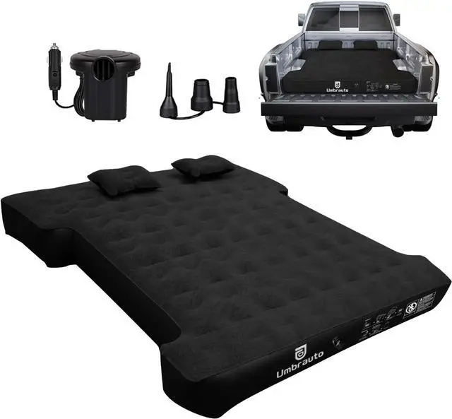 Main image of 6-6.5ft Mid SizeTruck Bed Air Mattress for Short Beds, Inflatable Mattress with Pump for MidSize Pickup Bed Tent Camping, Pick Up Truck Sleeping Pad for Outdoor Travel